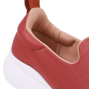 Tênis Slip On Marrom Tecido