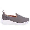 Tênis Slip On Cinza Tecido