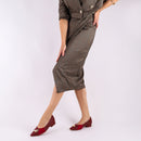 Scarpin Couro Vermelho Bico Fino