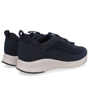 Tênis Azul Tecido Matelassê Cadarço Elástico