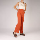 Chinelo Slide Marrom Poofy Salto Plataforma Eva