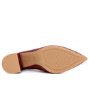 Scarpin Vermelho Couro Liso