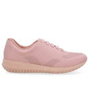 Tênis Slip On Rosa Básico Couro