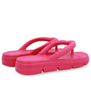 Chinelo Rosa Poofy Plataforma Eva
