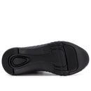 Tênis Cano Médio Preto Couro Pêlo