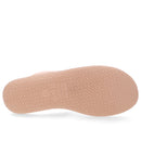 Chinelo Rasteiro Couro Laranja Claro