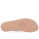 Chinelo Rasteiro Couro Azul