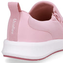 Tênis Elastano Rosa Zíper Lateral