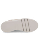 Bota Tecido Bege Cano Baixo