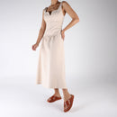 Tamanco Couro Croco Marrom Tira Cruzada