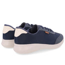 Tênis Tecido Azul Bico Couro