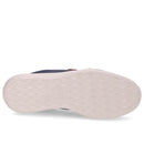 Tênis Tecido Azul Bico Couro