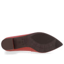 Scarpin Couro Marrom Bico Fino